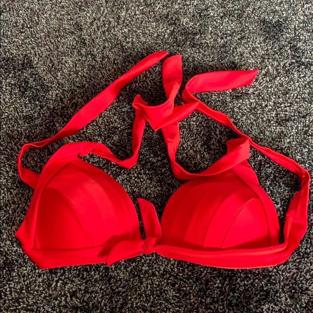 Red bikini. Bottoms never worn.